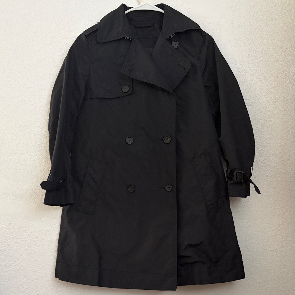 BANANA REPUBLIC Classic Black Trench Coat